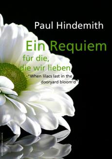 Plakat für das Konzert "Hindemith: Ein Requiem für die, die wir lieben” am 08.5.2015