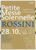 Plakat zum Konzert „Gioacchino Rossini: Petite Messe Solennelle” am 28.10.2007 in der Stadtkirche Ludwigsburg