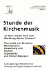 Titelbild des Programmheftes zum Konzert „O Herr, mache mich zum Werkzeug deines Friedens“ am 23.02.2008 in der Stadtkirche Ludwigsburg