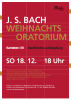 Plakat Weihnachtsoratorium 2022 in der Stadtkirche