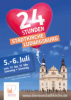 Plakat zu Veranstaltungen im Rahmen der „24h für die Stadtkirche” am 5. und 7. Juli 2014