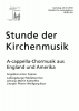 Titelbild des Programmheftes zum Konzert „A-Cappella-Chormusik aus England und Amerika“ am 23.01.2010 in der Stadtkirche Ludwigsburg