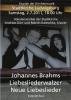 Plakat zum Konzert „Johannes Brahms: Liebesliederwalzer, Neue Liebeslieder“ am 02.07.2011 in der Stadtkirche Ludwigsburg