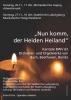 Plakat zum Gottesdienst mit Kantate BWV 62 am 26.11.2011 in der Stadtkirche Ludwigsburg
