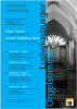 Plakat zur Konzertreihe „Ludwigsburger Orgelsommer 2012” in der Stadtkirche Ludwigsburg